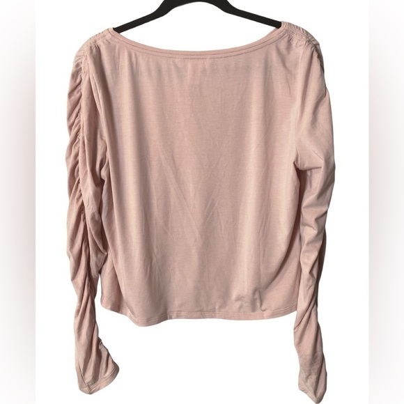 Athleta All Around Ruched Top in Orchid Pink Women's L - Picture 6 of 8